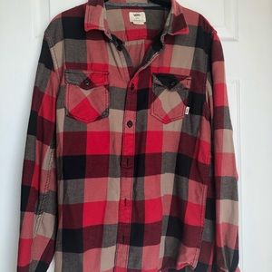 Red Vans Flannel